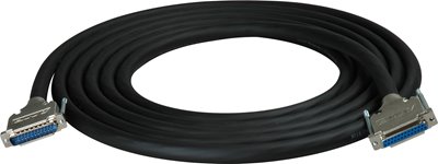 Straight-through Wired Digital 25Pin DSub Male to 25Pin DSub Female Yamaha Extension  25MD-25FS-Y