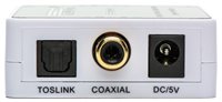 SES-ADDA1 Audio Converter - Bidirectional Coax/TOSLINK with Selectable Input