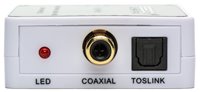 SES-ADDA1 Audio Converter - Bidirectional Coax/TOSLINK with Selectable Input