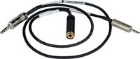 LN2MIC-ZMGH-MON - 3.5mm Line to 2.5mm Mic with Monitoring Jack for Zoom H4-PRO