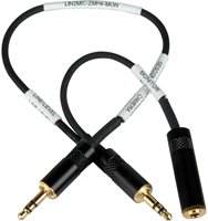 LN2MIC-ZMH4-MON - 3.5mm Line to Mic 25dB with Monitoring Jack for Zoom H4N-PRO