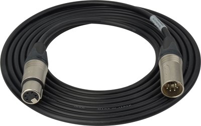 Intercom Extension 5-Pin XLR Male to XLR Female for Datavideo Units DV-ITC100-5X