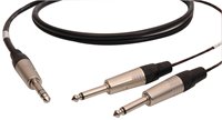 Audiophile Return/Send Cable 1/4 Inch TRS to TS Insert 2MRC-TS