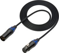 Non-Plenum Lighting Control Cable 3-Pin XLR Male to 5-Pin XLR Female DMX-5F3M