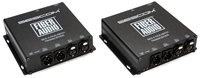 SES-X-FA2LXBT01 Audio Fiber Extender: 2 CH Balanced XLR Bi-Directional Line Level Audio with ST Fiber Connector