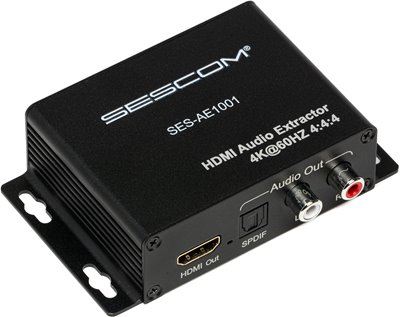 SES-AE1001 HDMI 4K@60HZ YUV4:4:4 Audio Extractor with EDID