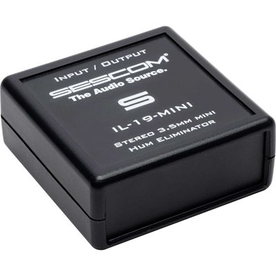 IL-19-MINI Hum Eliminator 3.5mm Stereo Mini I/O