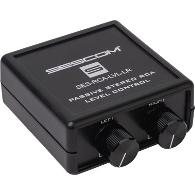 SES-RCA-LVL-LR Stereo Dual RCA Left / Right Volume Control