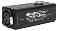 SES-BUB-1206 Active 1-Channel Balanced XLR to Unbalanced RCA Audio Converter