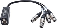 SES-4XLRF-CAT 4 Channel Passive Balanced Audio Extender over CAT5/6/7 -  RJ45 to 4 Female XLR Connectors