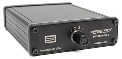 Sescom SES-MINI-4X1-6 Passive Audio Signal Splitter