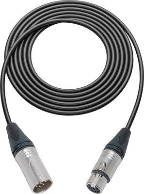 Audio Cable- Belden & Neutrik 6-Pin XLR Male to 6-Pin XLR Female Connectors