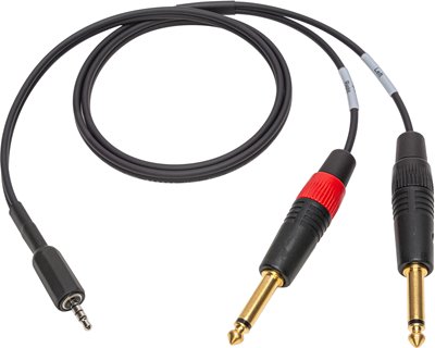 Sescom Dual Female XLR to 3.5mm TRRS Plug - Line to