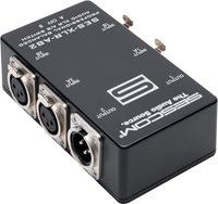 SES-XLR-AB2 Two Source to One Destination 2-Channel Balanced Passive XLR A/B Stereo Audio Switch