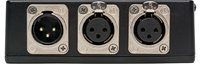 SES-XLR-AB2 Two Source to One Destination 2-Channel Balanced Passive XLR A/B Stereo Audio Switch