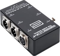 SES-XLR-RGAB2 One Source to Two Destination 2-Channel Balanced Passive XLR A/B Stereo Audio Switch