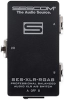 SES-XLR-RGAB Professional Grade Reverse-Gender Balanced Audio Passive A/B Switch 3-Pin XLR