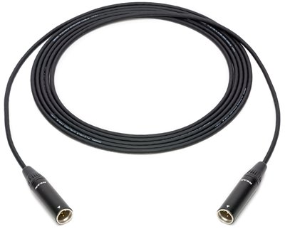 4-Pin Mini XLR Male to Male Sub-miniature Audio Extension Cable