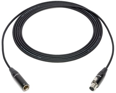4-Pin Mini XLR Male to Female Sub-miniature Audio Extension Cable