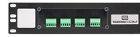 SES-X-RM4 1RU Rack Mount for 2 SES-X-FA8LTT01 Audio Fiber Transmitters and/or Receivers