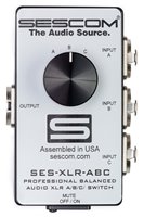 SES-XLR-ABC Balanced Audio Pro Grade XLR A/B/C Passive Switch