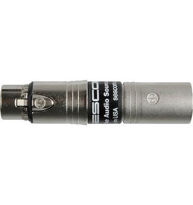 SES-INLINE-EMCF In-Line Ground Lift RF Filter XLR Male to Neutrik EMC Female