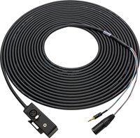 Boom Mic to Camera Cable with XLR & 3.5mm Connectors - 50 Foot ABOOM-MB50