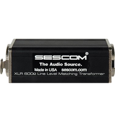 SES-XLR-ISO Mic Matching Transformer Inline XLR 600 Ohm