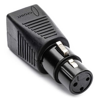DMX-3XF-CAT5 3-Pin XLR Female to RJ45 DMX Adapter