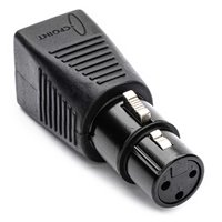 DMX-3XF-CAT5 3-Pin XLR Female to RJ45 DMX Adapter