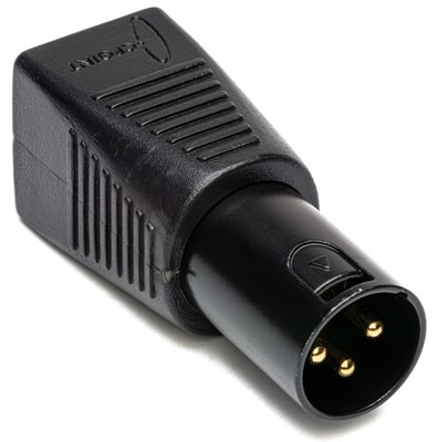 DMX-3XM-CAT5 3-pin XLR Male to RJ45 DMX Adapter
