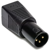 DMX-3XM-CAT5 3-pin XLR Male to RJ45 DMX Adapter
