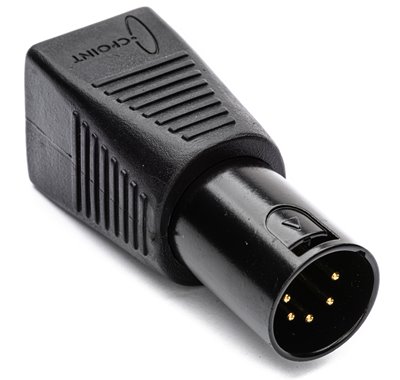DMX-5XM-CAT5 5-pin XLR Male to RJ45 Adapter