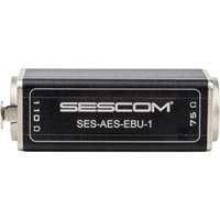 SES-AES-EBU-1 XLRF to 75 Ohm BNC Female AES/EBU Impedance Transformer