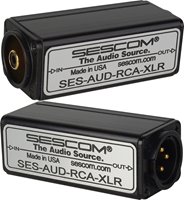 AUD-RCA-XLR 1-Channel RCA to XLR Unbalanced to Balanced Audio Converter