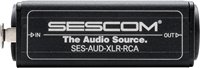 AUD-XLR-RCA 1-Channel XLR to RCA Balanced to Unbalanced Audio Converter