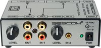 SES-ON-THE-LEVEL RCA to XLR Audio Level Converter with Level Controls
