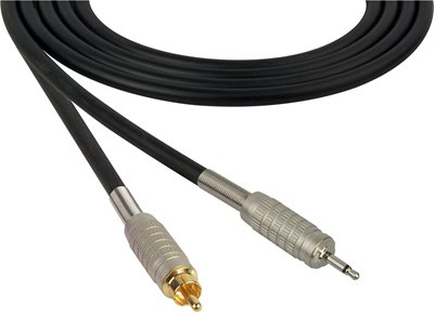 4 Conductor Audio Cable 3.5mm TS Male to RCA Male