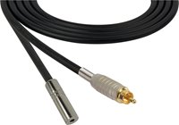 4 Conductor Audio Cable 3.5mm TS Female to RCA Male
