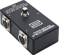 SES-XLR-AB-FS Balanced XLR A/B Passive Foot Switch with Disconnect/Mute