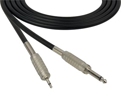 4 Conductor Audio Cable 3.5mm TS Male to 1/4 Inch TS Male