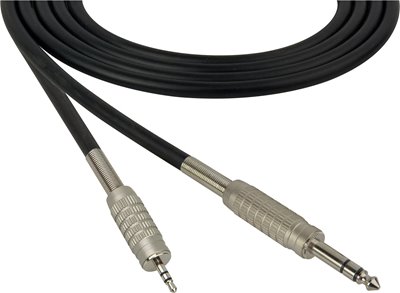 4 Conductor Audio Cable 3.5mm TRS Male to 1/4 Inch TRS Male