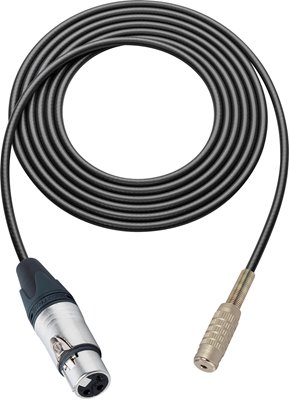 4 Conductor Audio Cable 3.5mm TS Female to XLR Female