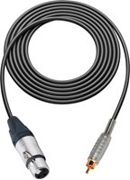 4 Conductor Audio Cable RCA Male to XLR Female