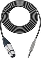 4 Conductor Audio Cable XLR Female to 1/4 Inch TS Male