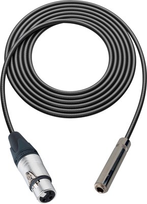 4 Conductor Audio Cable XLR Female to 1/4 Inch TS Female