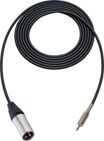 4 Conductor Audio Cable XLR Male to 3.5mm TS Male to XLR Male