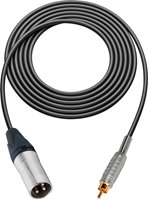 4 Conductor Audio Cable RCA Male to XLR Male