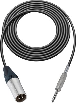 4 Conductor Audio Cable XLR Male to 1/4 Inch TRS Male